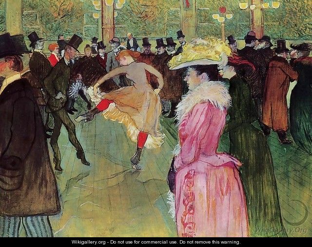 Dance At The Moulin Rouge - Henri De Toulouse-Lautrec