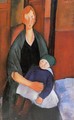 Seated Woman With Child - Amedeo Modigliani