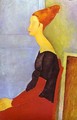 Portrait Of Jeanne Hebuterne In Profile - Amedeo Modigliani