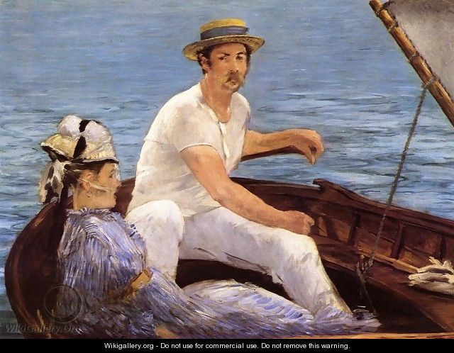Boating 1874 - Edouard Manet