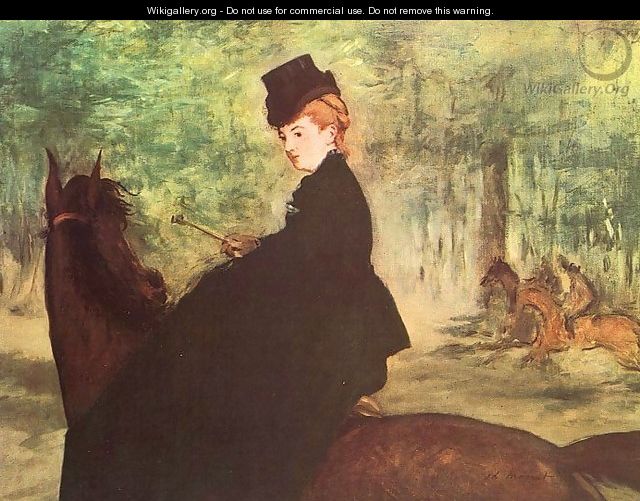 The Horsewoman 1875 - Edouard Manet