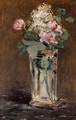 Flowers In A Crystal Vase - Edouard Manet