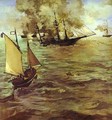 The Battle Of The Kearsarge And The Alabama - Edouard Manet