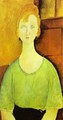 Girl In A Green Blouse - Amedeo Modigliani