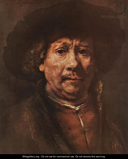 Little Self-portrait 1656-58 - Rembrandt Van Rijn