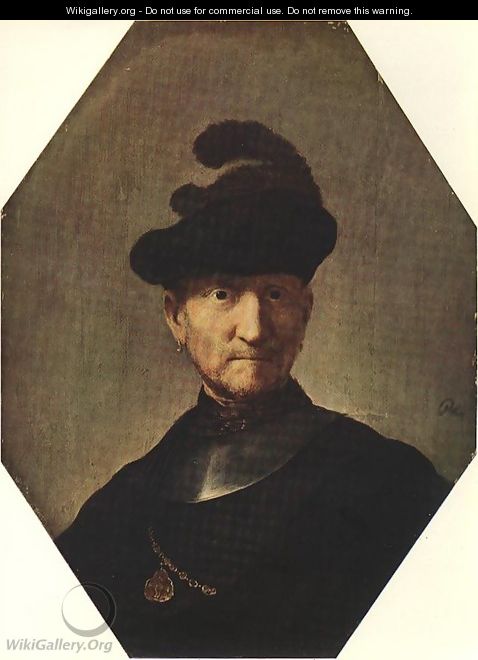 Old Soldier - Rembrandt Van Rijn