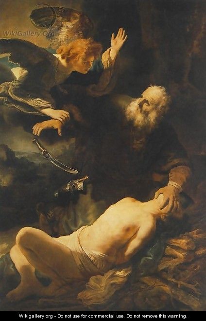 The Sacrifice of Abraham 1635 - Rembrandt Van Rijn