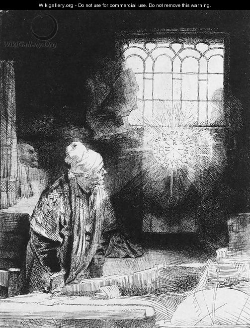 Faust 1650-52 - Rembrandt Van Rijn