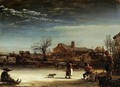 Winter Landscape 1646 - Rembrandt Van Rijn