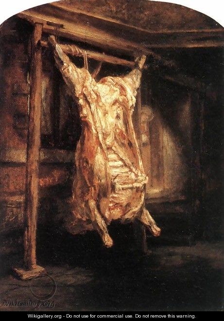 The Flayed Ox 1655 - Rembrandt Van Rijn