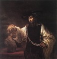 Aristotle with a Bust of Homer 1653 - Rembrandt Van Rijn