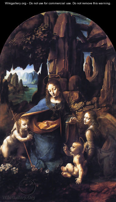 Virgin of the Rocks 1495-1508 - Leonardo Da Vinci