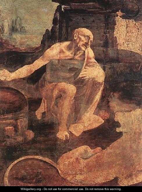 St Jerome c. 1480 - Leonardo Da Vinci