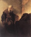 St Paul at his Writing-Desk 1629-30 - Rembrandt Van Rijn