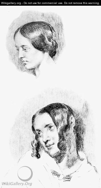 Study For Jenny Le Guillou And Josephine De Forget - Eugene Delacroix