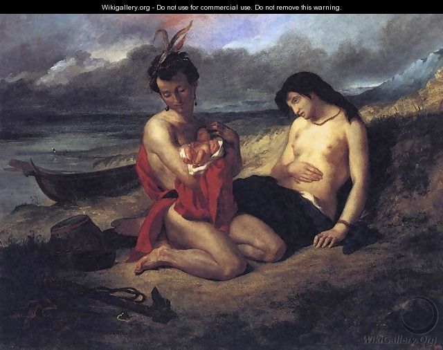 The Natchez 1823-35 - Eugene Delacroix