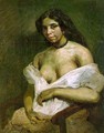 Aspasia c. 1824 - Eugene Delacroix