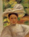 Young Woman In A Hat - Pierre Auguste Renoir