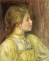 Womans Head The Thinker - Pierre Auguste Renoir