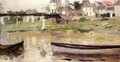 Boats On The Seine - Berthe Morisot