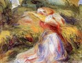 Young Woman In A Hat2 - Pierre Auguste Renoir