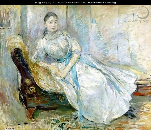 Madame Albine Sermicola In The Studio - Berthe Morisot