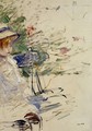 Little Girl In A Garden - Berthe Morisot