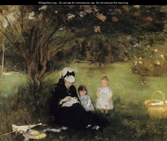 Lilacs At Maurencourt - Berthe Morisot
