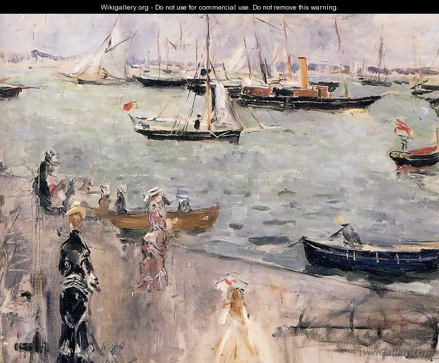 Harbor Scene Isle Wight - Berthe Morisot