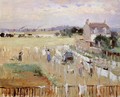 Hanging The Laundry Out To Dry - Berthe Morisot