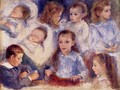 Studies Of The Children Of Paul Berard - Pierre Auguste Renoir