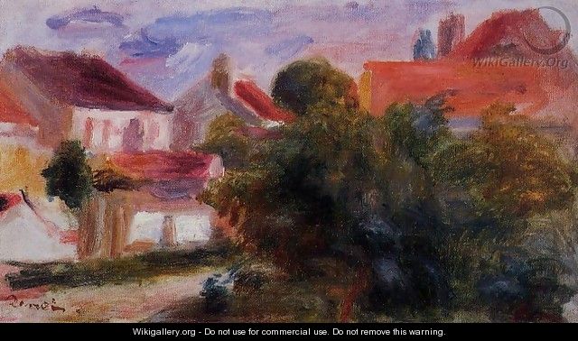 Street In Essoyes - Pierre Auguste Renoir
