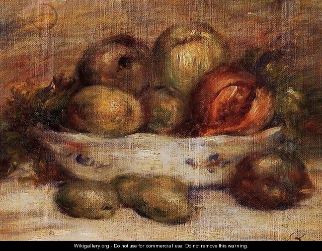 Still Life With Fruit2 - Pierre Auguste Renoir