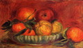 Still Life With Apples And Oranges - Pierre Auguste Renoir