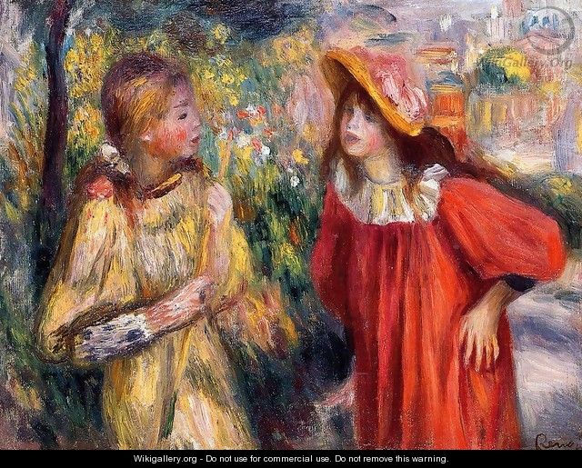 The Conversation - Pierre Auguste Renoir