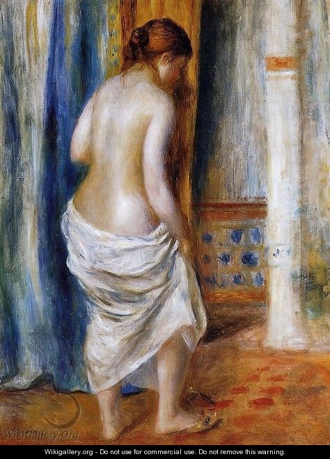 The Bathrobe - Pierre Auguste Renoir