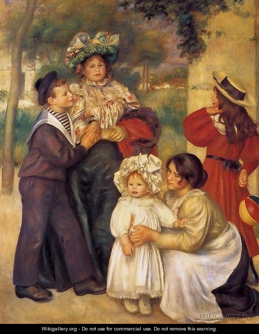 The Artists Family - Pierre Auguste Renoir