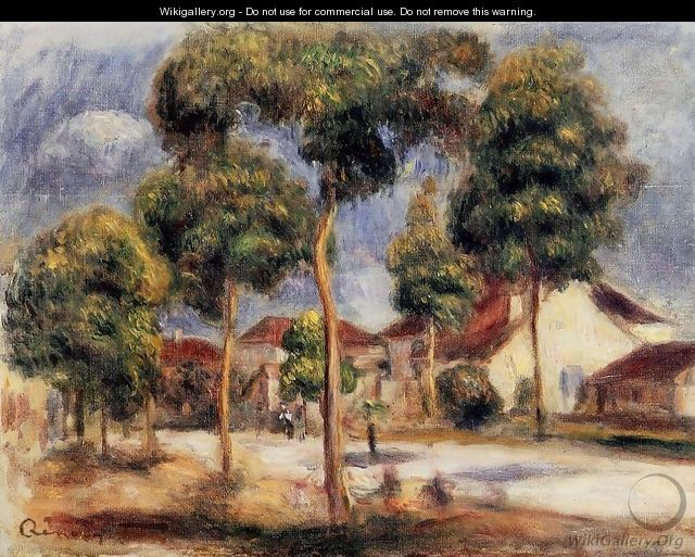 The Sunny Street - Pierre Auguste Renoir