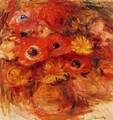 Vase Of Anemones - Pierre Auguste Renoir