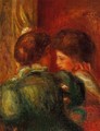 Two Womens Heads Aka The Loge - Pierre Auguste Renoir
