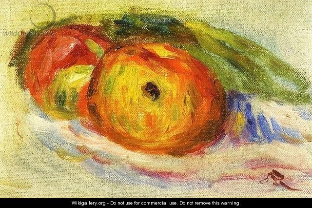 Two Apples - Pierre Auguste Renoir