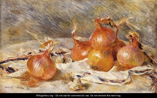 Onions - Pierre Auguste Renoir