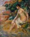 Nude In The Greenery - Pierre Auguste Renoir