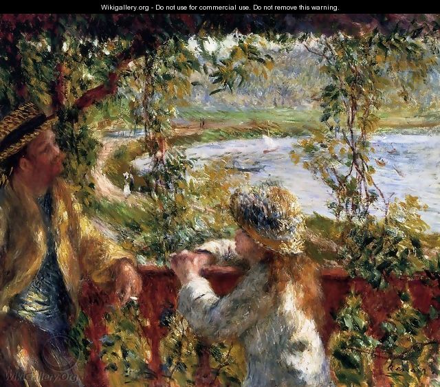 Near The Lake - Pierre Auguste Renoir