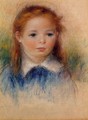 Portrait Of A Little Girl - Pierre Auguste Renoir