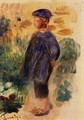 Portrait Of A Kid In A Beret - Pierre Auguste Renoir