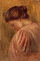 Portrait Of A Girl In Red - Pierre Auguste Renoir