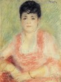 Portrait In A Pink Dress - Pierre Auguste Renoir