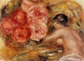 Roses And Study Of Gabrielle - Pierre Auguste Renoir