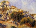 Rocks At L Estaque - Pierre Auguste Renoir